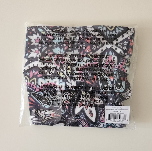 BNIP Vera Bradley reusable cloth Face Mask - Picture 3 of 3